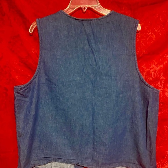 Blair Blue Bingo Card Game Vest - Picture 4 of 4